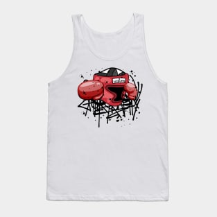 Muay Thai Boxing Graffiti Street Art Tank Top